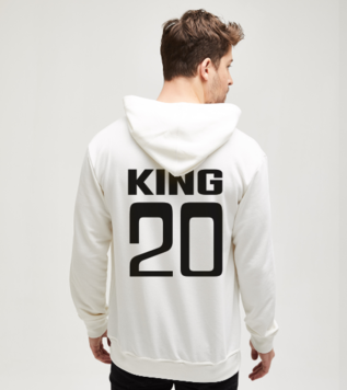 King Queen Çift Sweatshirt Erkek