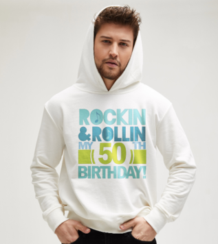 Rockin Rolla 50 Birthday Sweatshirt