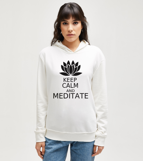 Keep-calm-and-meditate-sweatshirt-kapusonlu-sweatshirt-tasarla-on3