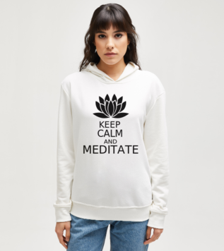 Keep Calm and Meditate Sweatshirt En