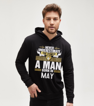 Never Underestimate Of A Man Birthday Sweatshirt