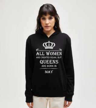 Queens are born in May Sweatshirt 02