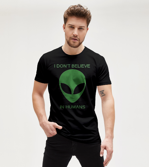 I-dont-believe-in-humans-erkek-siyah-tisort-erkek-tshirt-tasarla-on3