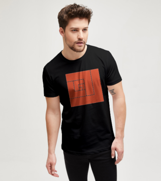 Minimal Designs Black T-shirt