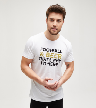Football & Beer Tişört