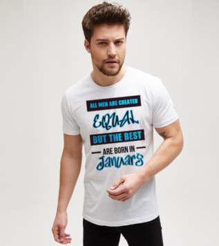 All Men Created January T-shirt