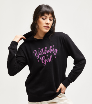 Birthday Girl Black Sweatshirt