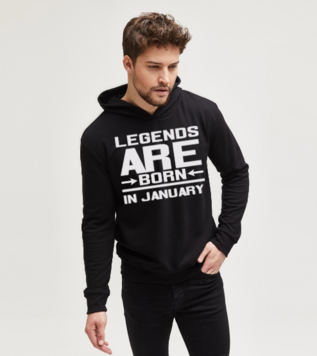 Legends are born in January Sweatshirt