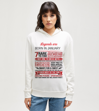 January Facts Birthday Sweatshirt