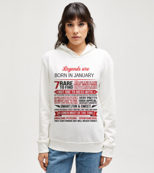 January Facts Doğum günü Sweatshirt