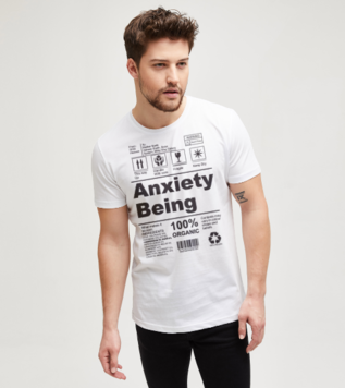 Anxiety Being Doğum Günü Beyaz Tişört