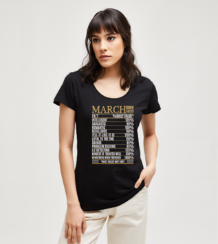 March Born Facts T-shirt