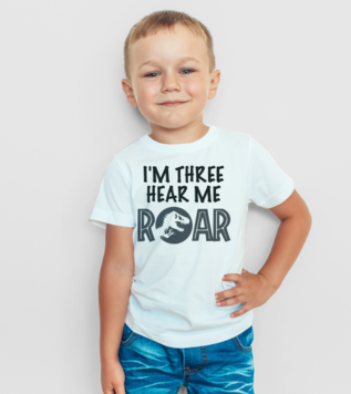 3 yaş Çocuk Dinazor Tişört
