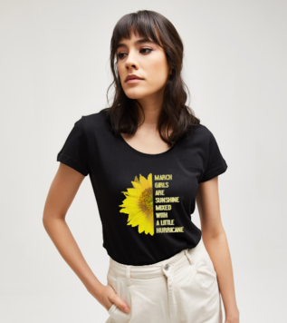 I am a March Girl T-shirt