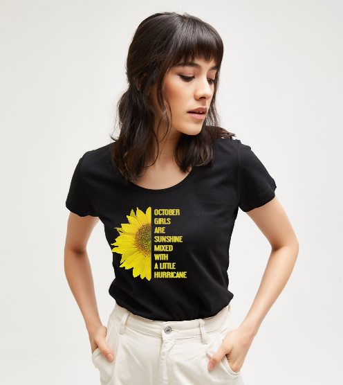 I-am-a-october-girl-tisort-kadin-tshirt-tasarla-on3