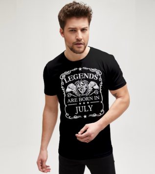 Legends Are Born In July T-shirt