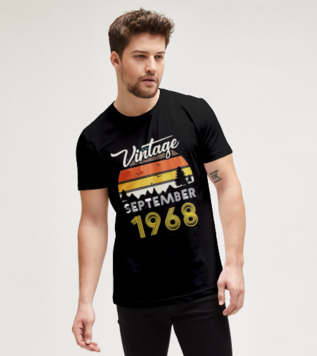 Vintage Eylül doğum günü tişörtü