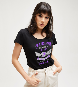 Real Queens are Born in June T-shirt