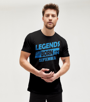 Legends Are Born in September T-shirt