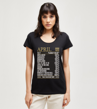 April Born Facts T-shirt