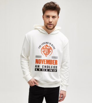The Legend is alive November Birthday Sweatshirt