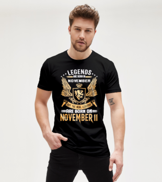 Legends Are Born in November Black Edition