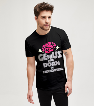 Genius Are Born in November T-shirt