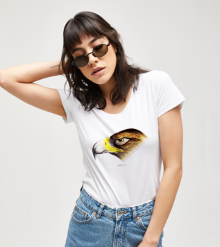 Eagle illustration White Woman T-shirt