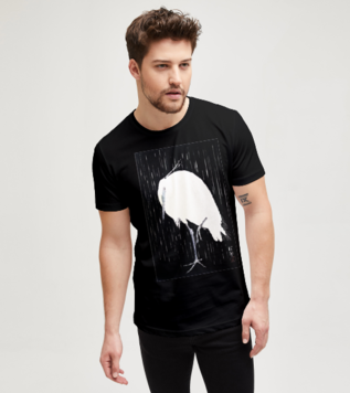 Egret in The Rain T-shirt