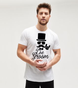 The Groom White T-shirt