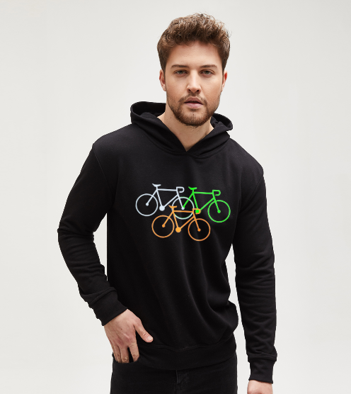 Bisiklet-sever-siyah-kapusonlu-sweatshirt-kapusonlu-sweatshirt-tasarla-on3