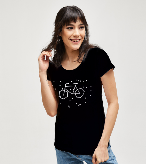 Bisiklet-gezegini-siyah-kadin-tshirt-kadin-tshirt-tasarla-on3