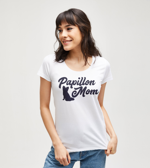 Papillon-annesi-beyaz-kadin-tshirt-kadin-tshirt-tasarla-on3