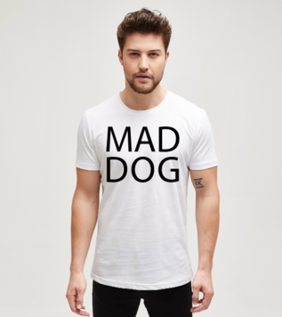 Mad Dog - Black White Men's Tshirt
