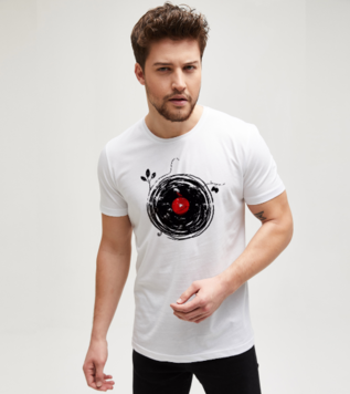 Enchanting Vinyl Records - Cool Vinyl Record White Men's Tshirt