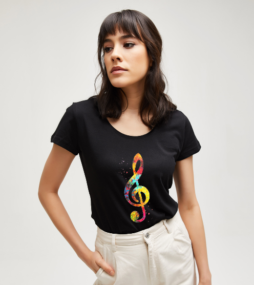 Uclu-nota-anahtari-siyah-kadin-tshirt-kadin-tshirt-tasarla-on3