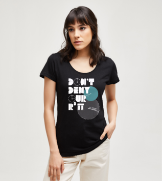 U-kiss - Don't Deny Our R Squared Pi Black Women's Tshirt