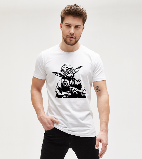Yoda-dj-siyah-erkek-tisort-erkek-tisort-tasarla-on3