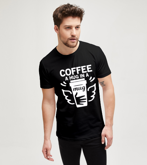 Coffee-a-hug-in-a-mug-siyah-erkek-tisort-erkek-tisort-tasarla-on3