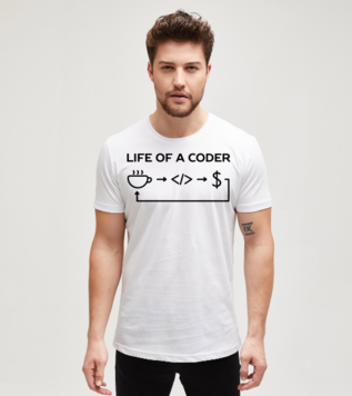 Web And Software Developer Coder Humor White Men's Tshirt