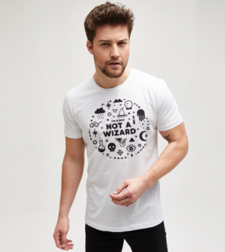 I' M A Developer Not A Wizard Programming White Men's Tshirt