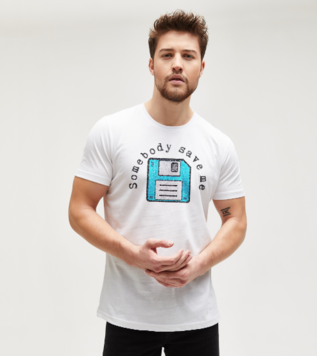 Computer Code Geek White Men's Tshirt