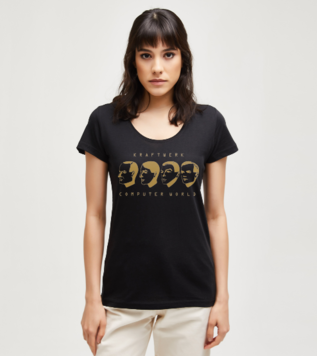 Computer World Funny Black Women's Tshirt