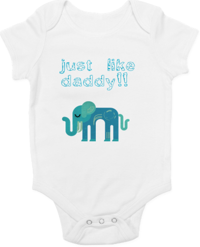 Just-like-daddy-tulum bebek-body-tulum on3