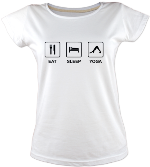 Eat-sleep-yoga-tisort kadin-tshirt on3
