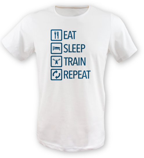 Eat-sleep-train-tisort erkek-tshirt on3