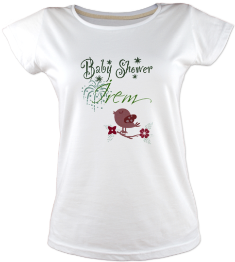 Baby-shower-tisort kadin-tshirt on3